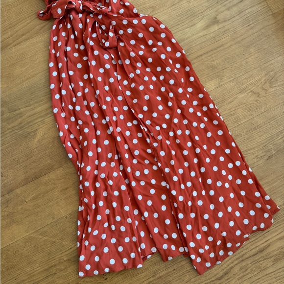 Tularosa Side Wrap Polka Dot Dress - Picture 7 of 7